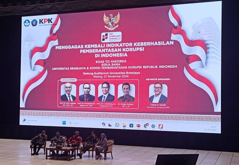 PAHAM Cabang Malang Hadiri Diskusi Publik Hari Anti Korupsi Sedunia KPK