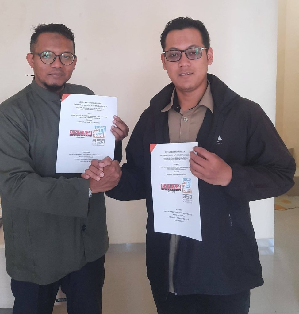 Pojok Solusi Umat, Layanan Bantuan Hukum Hasil MoU PAHAM Cabang Malang dengan Yayasan Asy-Syafaat Malang 2