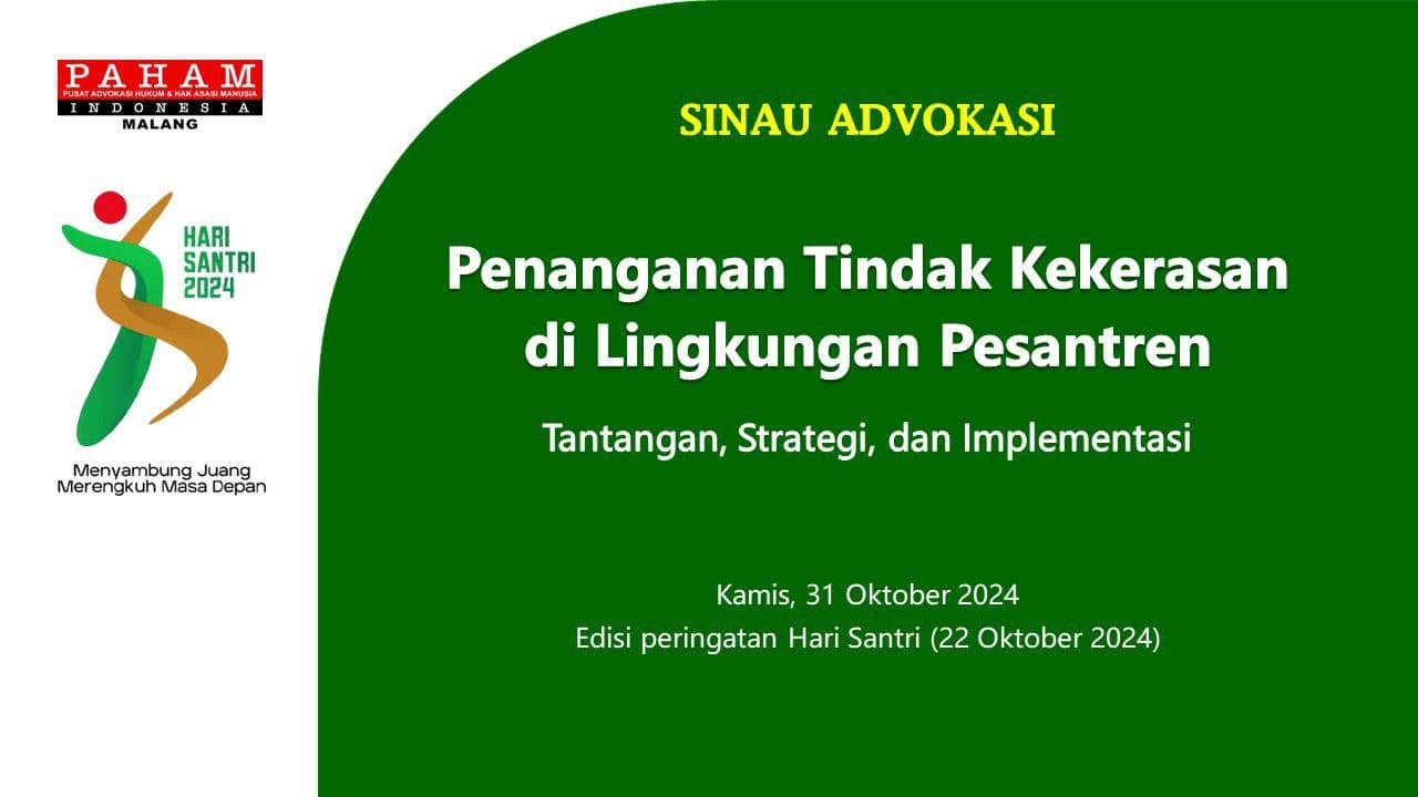 Sinau Advokasi Oktober 2024