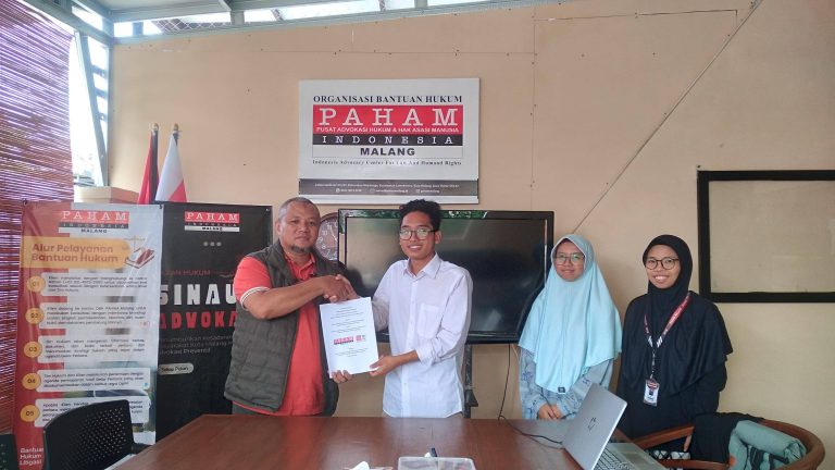 PAHAM Cabang Malang dan KAMMI UIN Malang Jalin Kerja Sama Peningkatan Kesadaran Hukum dan HAM bagi Mahasiswa UIN Malang