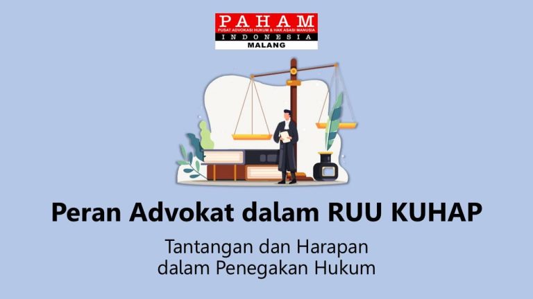 Peran Advokat dalam RUU KUHAP