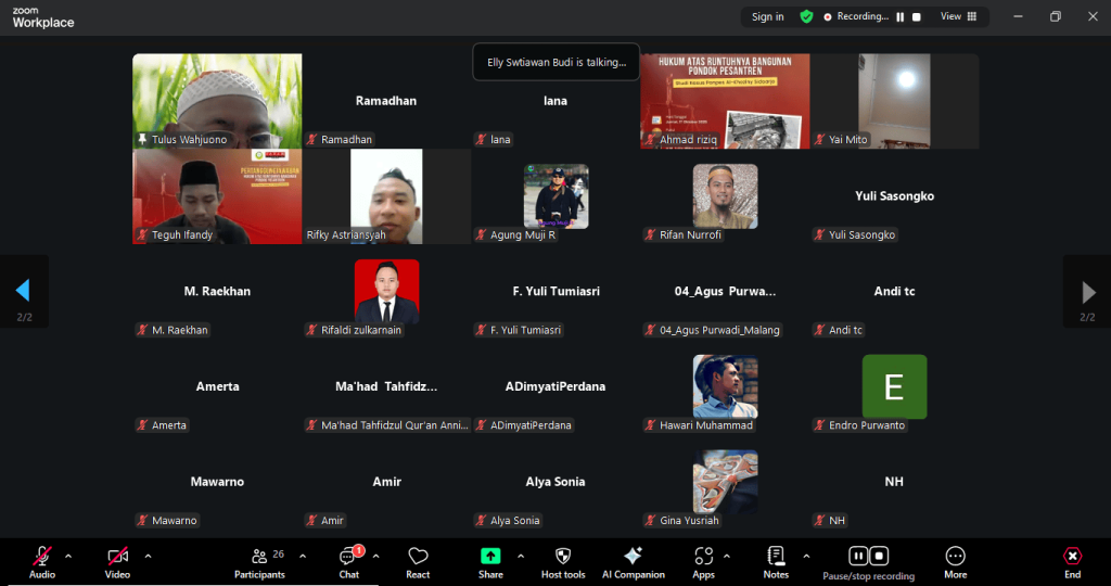 Soroti Kasus Ponpes Al-Khoziny Sidoarjo, DDII KabKota Malang dan PAHAM Cabang Malang Adakan Sinau Advokasi Perdana Pasca TADA Pondok Pesantren dan LKSA #2
